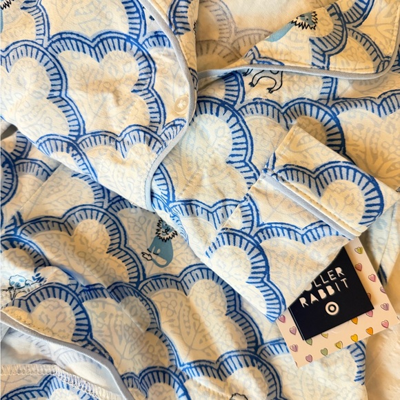 Roller Rabbit x Target Geo Trellis Pajama Set (XXS bottoms and XS top!) - Picture 3 of 5